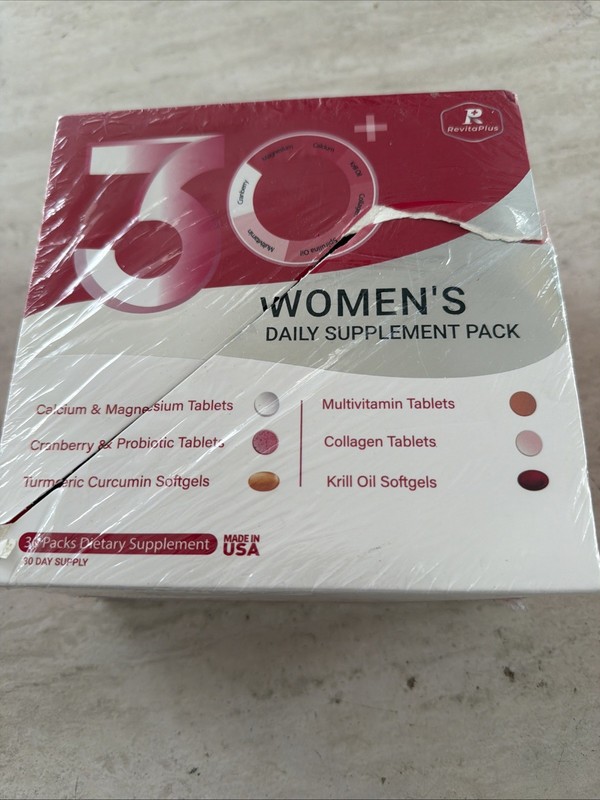 RevitaPlus Multivitamin for Women with Vitamin A,B,C,D3,E,K2,Biotin, Collagen.