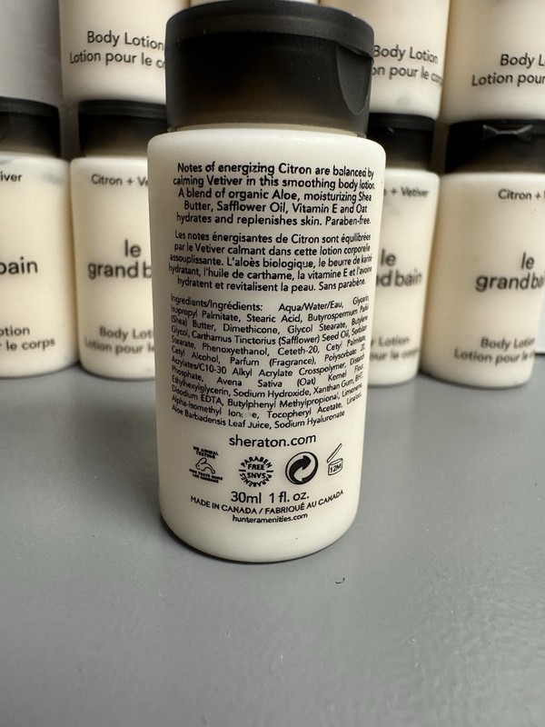 10 PACK Le Grand Bain BODY LOTION Citron + Vetiver 1 fl oz TRAVEL SIZE bottles gallery