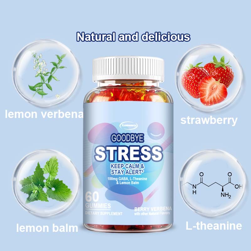 Goodbye Stress - GABA, L-Theanine, Anxiety Relief, Sleep Support, Brain Health gallery