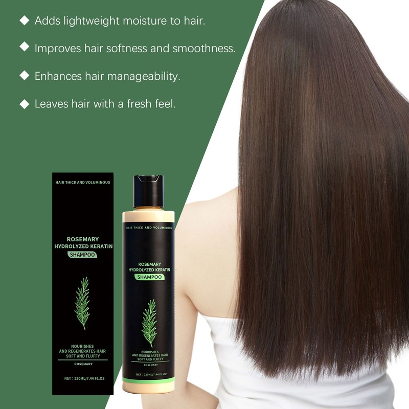 Tgideas Organic Rosemary Hair Growth Shampoo for Women and Men Natural Thick1 gallery