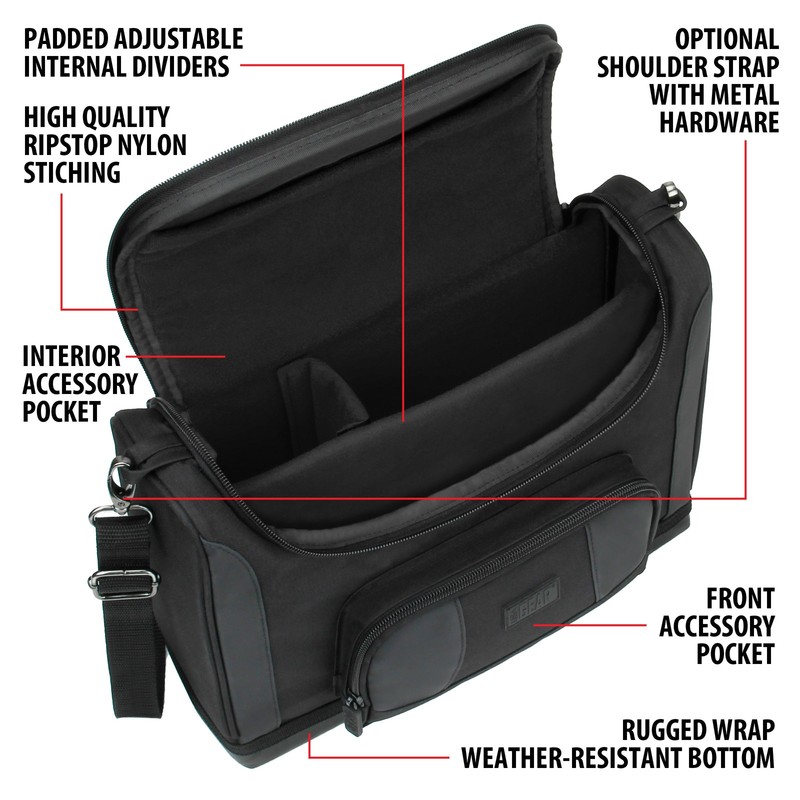 USA GEAR Massage Gun Case with Customizable Interior & Water Resistant Exterior gallery