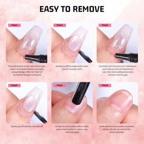 2 x 15g Semi Solid Nail Glue for Press On Nail, No Need for UV Lamp Super 2PCS gallery