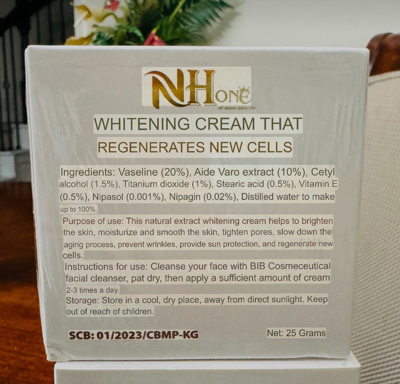 NANO Face Cream - Kem Duong Trang, Phuc Hoi Te Bao Moi (25 Gram) gallery