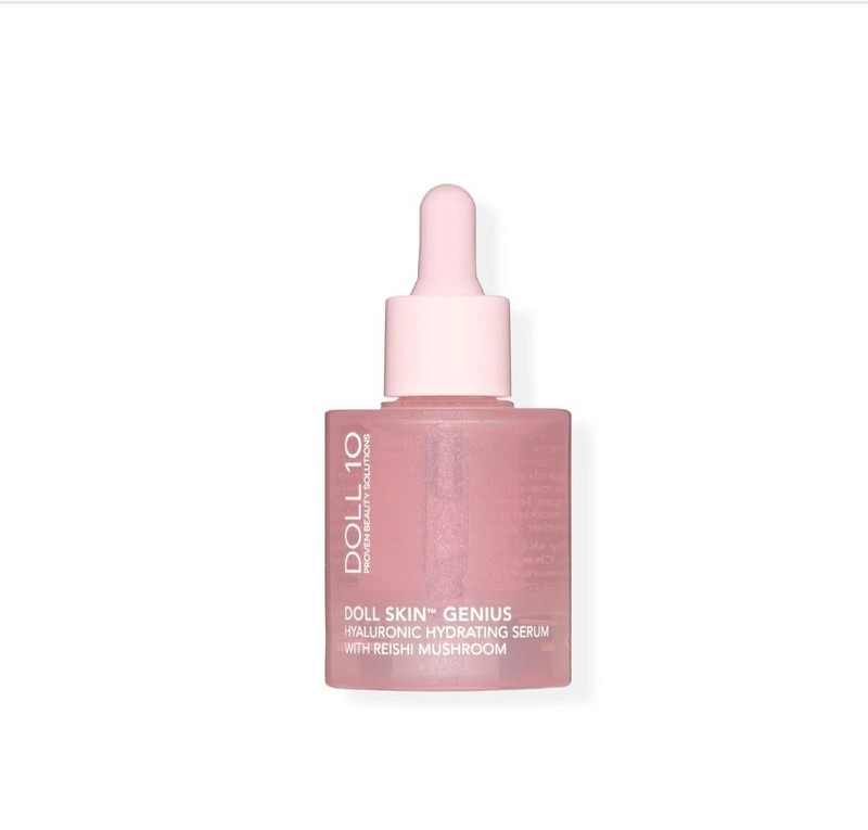 Doll 10 Skin Genius Hyaluronic Hydrating Serum w/ Reishi Mushroom 1 fl oz NWOB