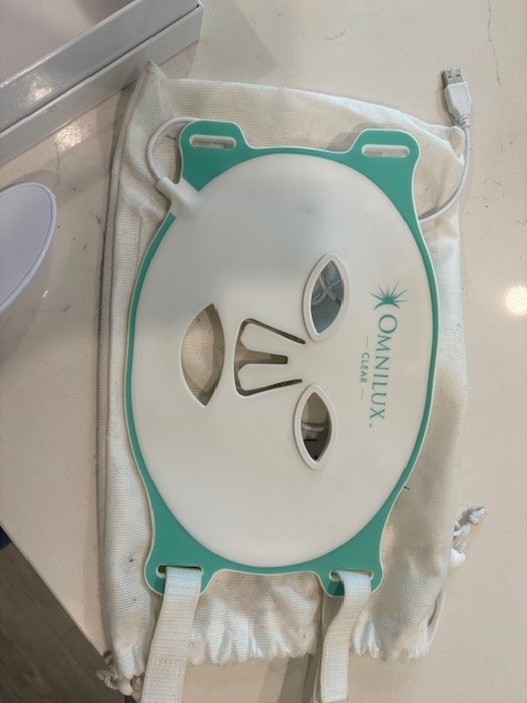 Omnilux Clear LeD Light Therapy, Anti-Acne, Face Mask, Perfect condition