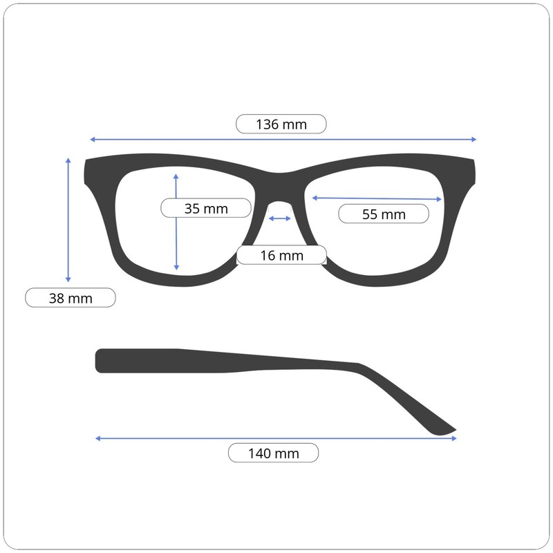 BOARD ROOM CLASSICS BC2002 Black Rectangle Full Rim Eyeglasses 55-16-140 B:35  gallery