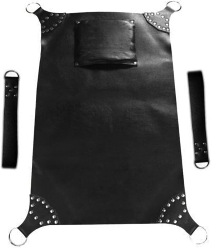 REAL LEATHER COUPLE SEX FUN SLING SWING HEAVY DUTY BDSM FETISH UNISEX BONDAGE