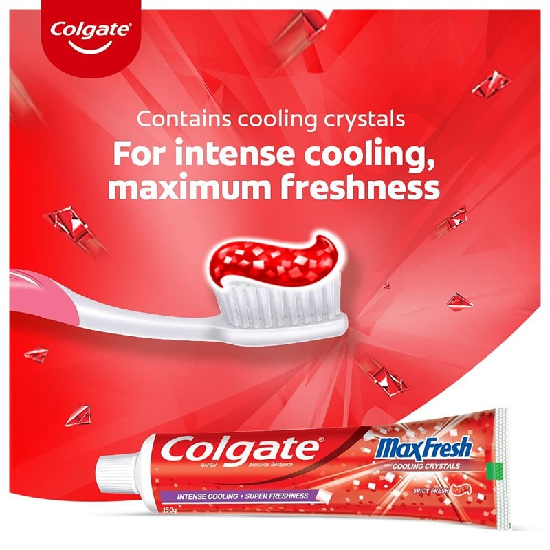 Colgate MaxfreshToothpaste with cooling crystals ultrafreeze 300 gr ex-03.29 f/s gallery