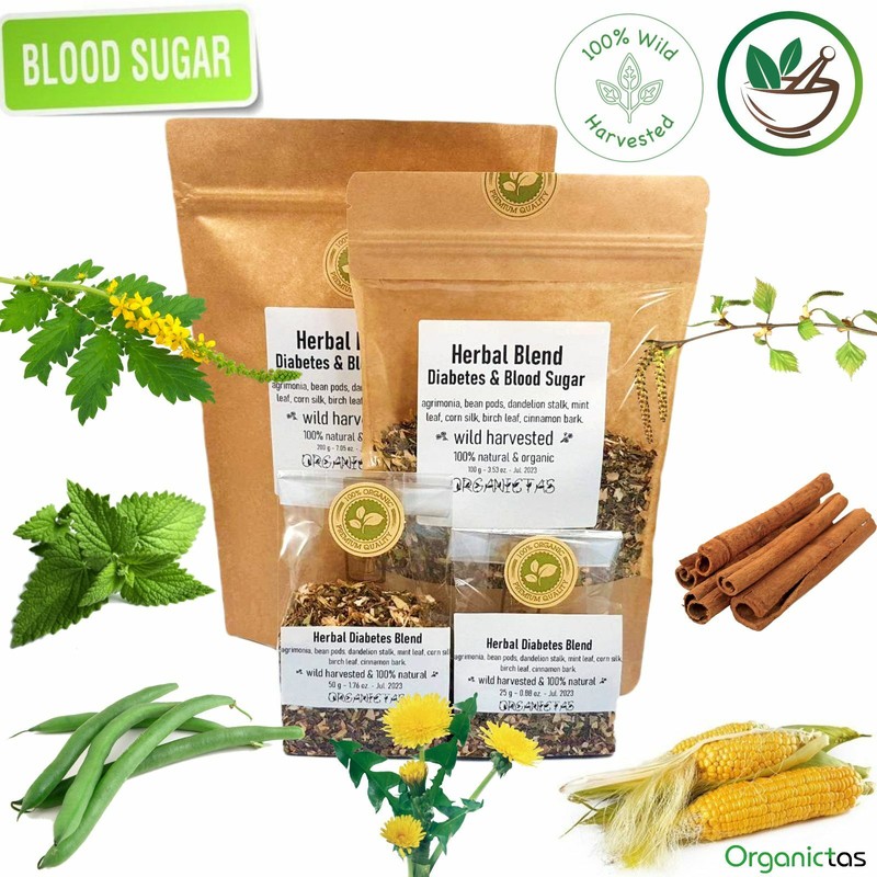 Herbal Diabetics Tea Natural Blood Sugar, Glucose, Cholestorol, Lower & Control gallery