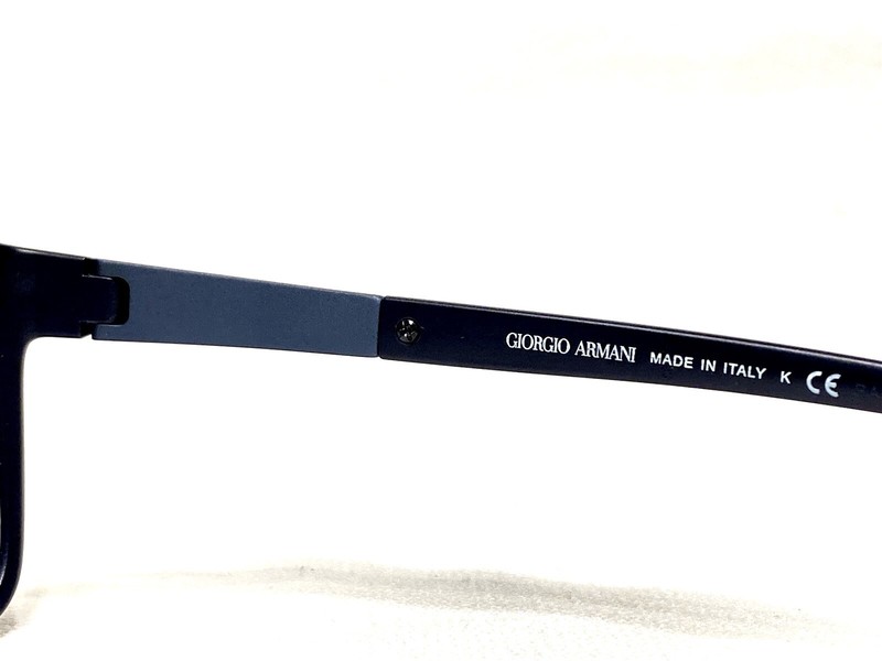 Men's Giorgio Armani Eyeglasses Frames AR7069 5423 Matte Blue Square 54/18 NEW gallery