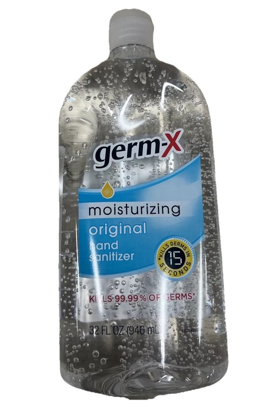 GERM-X Moisturizing Original Hand Sanitizer 32 Oz Each (4 PACK) EXP: 08/01/2025 gallery