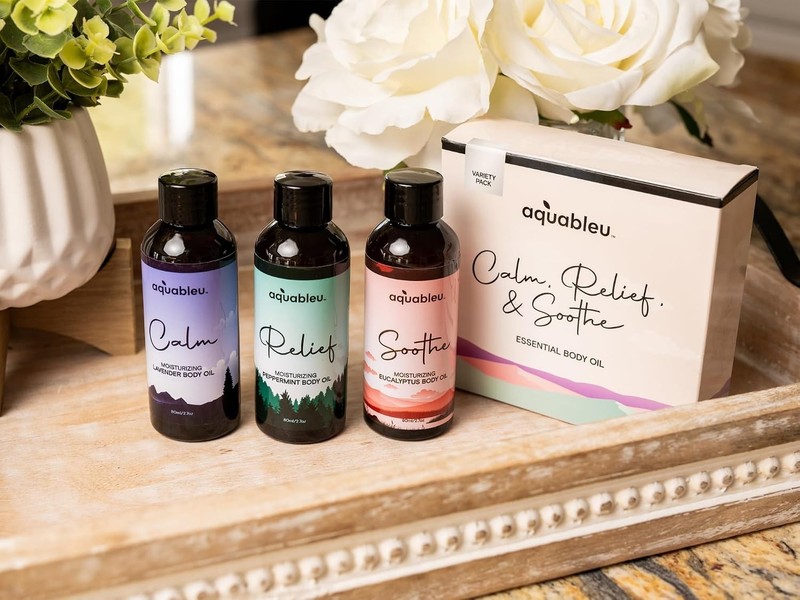 Set de aceites para masajes, incluye lavanda, menta y eucalipto, 80 ml. gallery