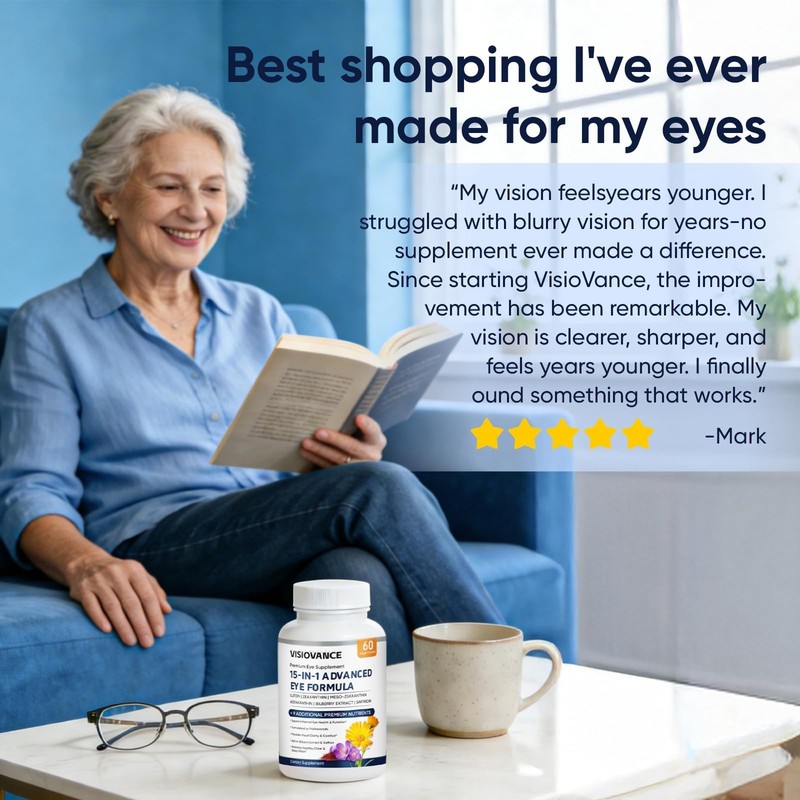 15-in-1 Advanced Eye Formula - Lutein, Zeaxanthin, Bilberry & Saffron, 60ct gallery