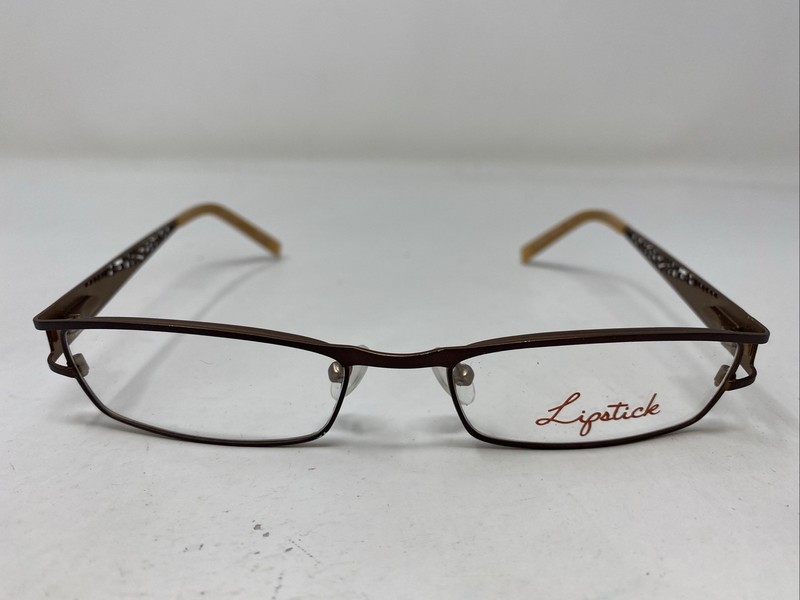 Lipstick Eyewear SLAMMIN BROWN 50-17-135 Metal Full Rim Eyeglasses Frame 0452