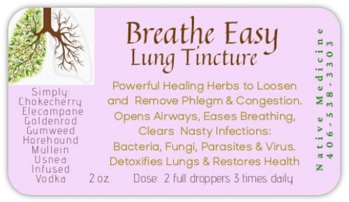 Lung Tincture Opens Airways, Expels Phlegm, Clears Infections FAST: Breathe Eas gallery