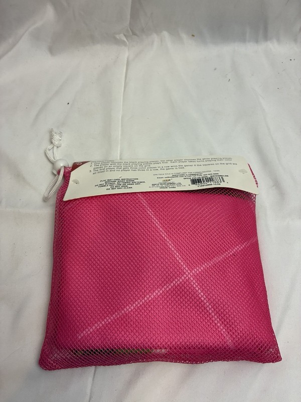 Watermelon "I Like to Cream" Pink Mesh Drawstring Makeup Bag Pouch gallery