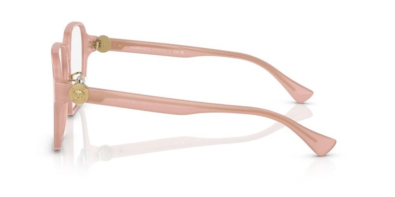 Versace VE3333D 5394 Eyeglasses 56mm Opal Pink / Clear Demo Lens gallery