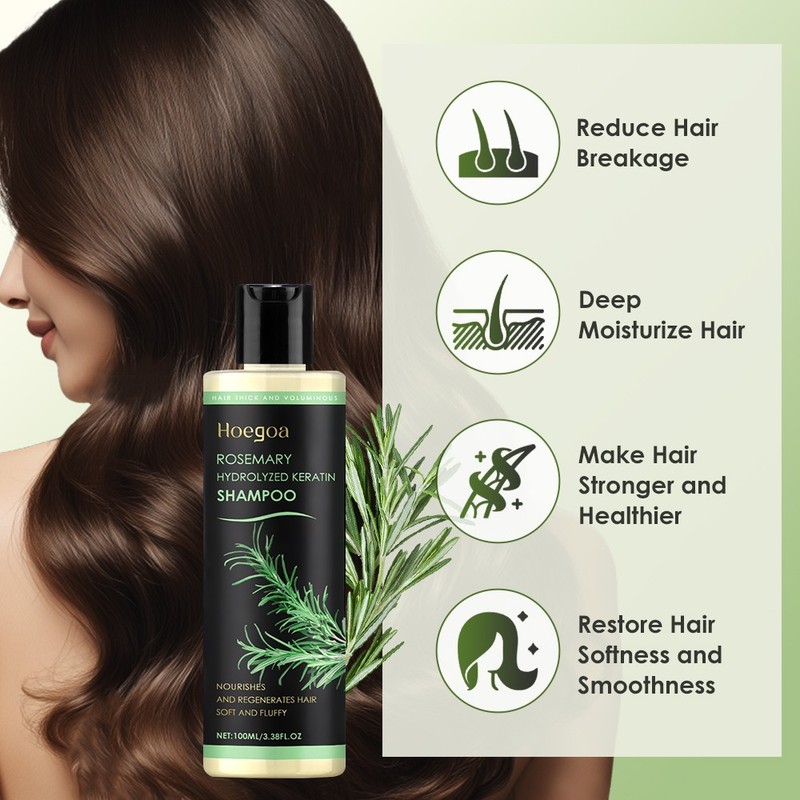 3PCS Organic Rosemary Hair Growth Shampoo for Natural Thickening & Strengthening gallery