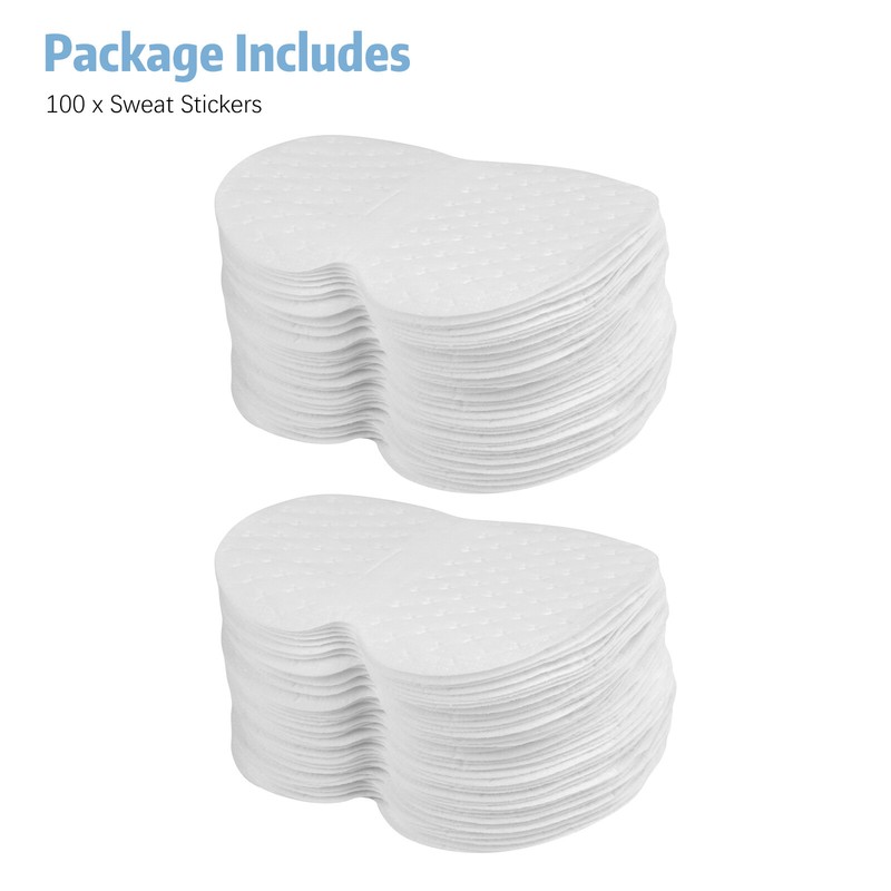100pcs Underarm Armpit Sweat Pads Stickers Shield Guard Absorbing Disposable US gallery