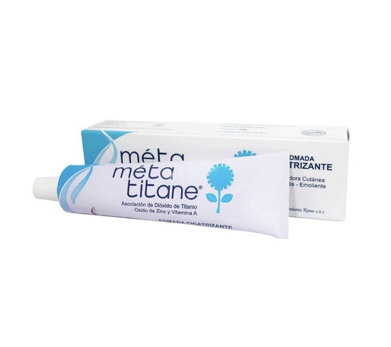 ⭐️ METATITANE Diaper Rash & Ointment Healing Zinc Oxide Emollient Vitamin A 40gr