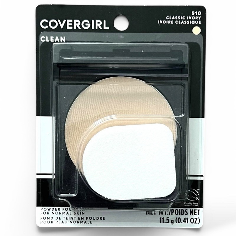 Covergirl Clean Powder Foundation Classic Ivory 510 Normal Skin Discontinued gallery