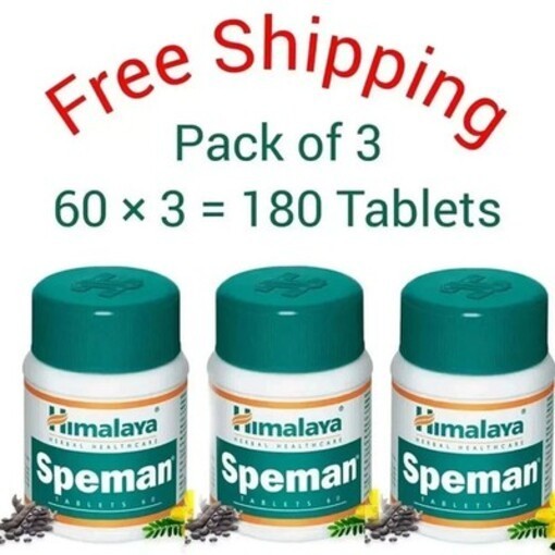 Himalaya Speman 60 Tablets – Pack of 3, Free Shipping