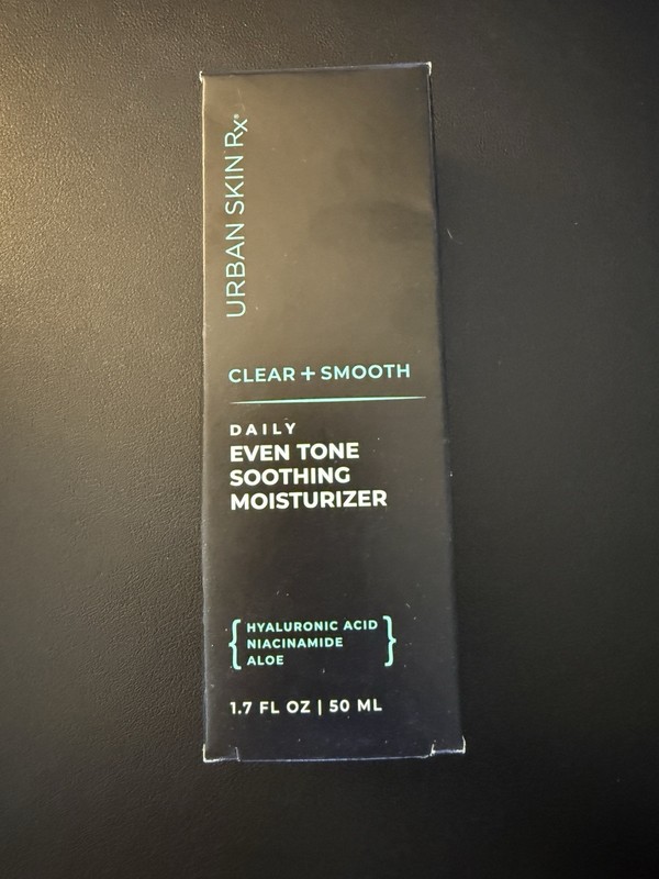 Urban Skin Rx Clear+Smooth Daily Even Tone Soothing Moisturizer Bump Relief NRS