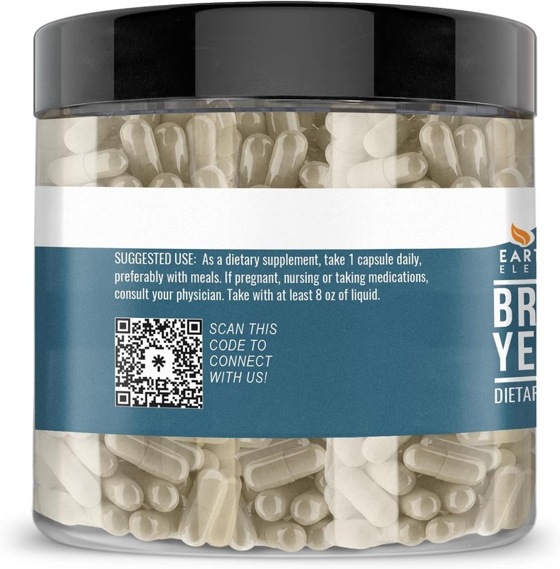 Brewer's Yeast Capsules - 200 Count, No Additives for Optimal Health gallery