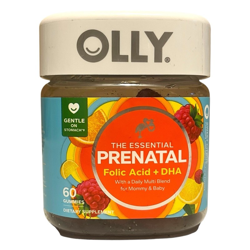 OLLY The Essential Prenatal Gummy Multivitamin – 60 Gummies Exp: 4/20/2026