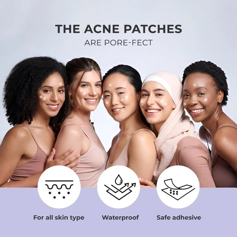 BOSSIE Pimple Patches 108 Dots 100% Hydrocolloid Pimple Patches ACNE for Face gallery