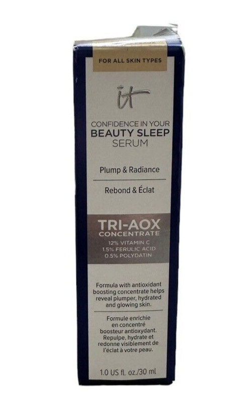 It Cosmetics Confidence In Your Beauty Sleep Pump Triple Antioxidant Serum 1. oz gallery