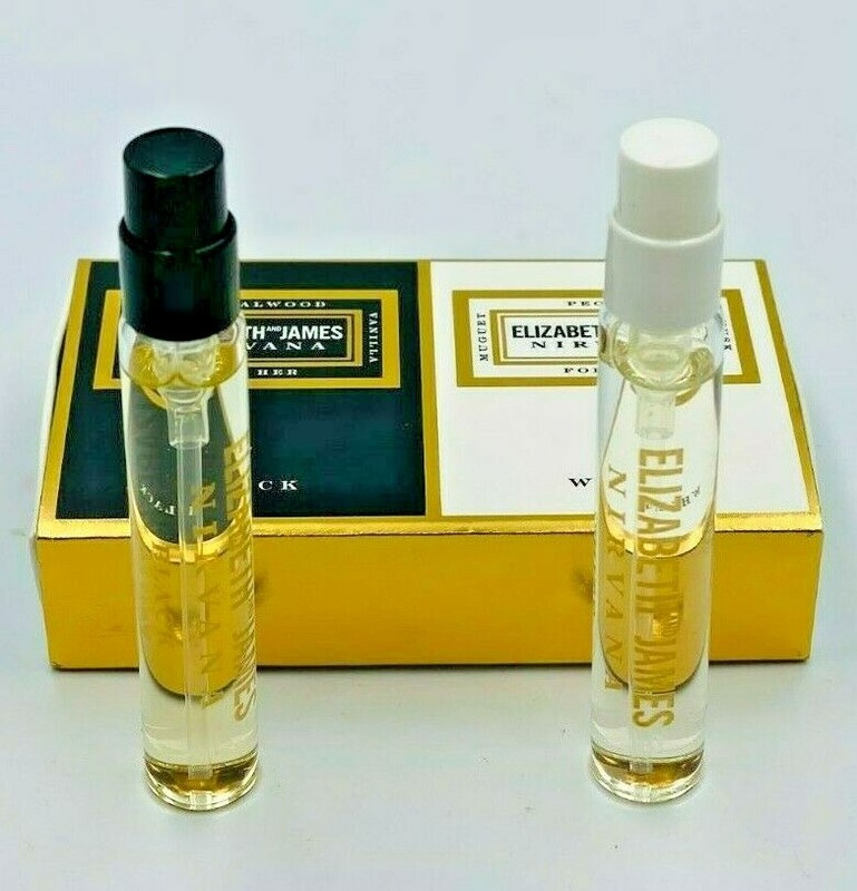Elizabeth and James Nirvana White/Black Set Spray 2 x 0.14 oz/4 ml NIB Lot 50pcs gallery