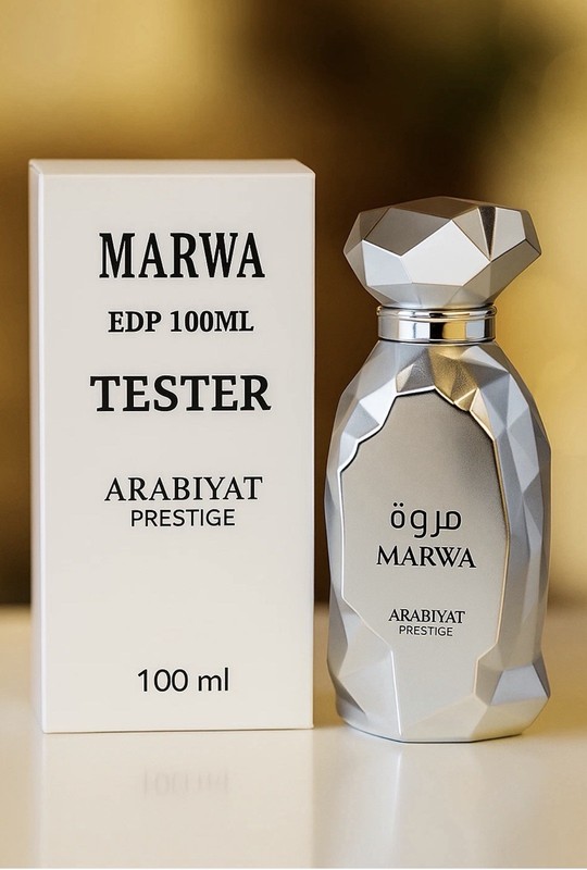 Tester Arabiyat Prestige Marwa Eau De Parfum Spray For Men 3.4 Oz / 100 ml