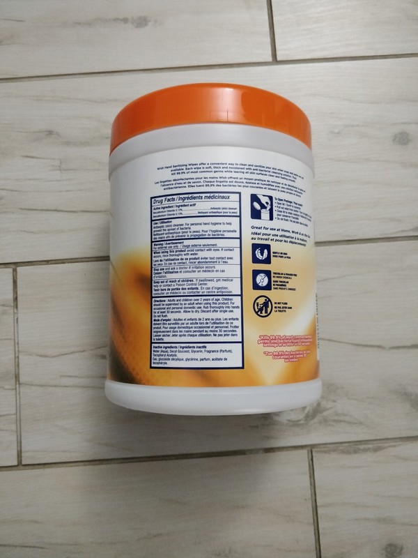 Wish Hand Sanitizing Wipes 160ct Pack of 2 (320ct Total) Citrus Fresh gallery