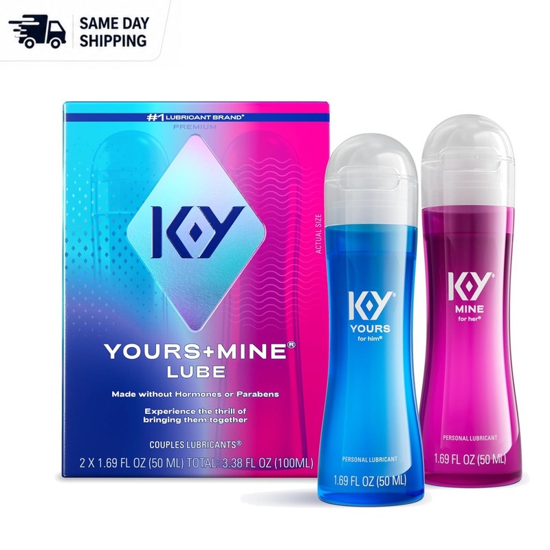 Water-Based & Silicone Personal Lubricant for Couples – Travel-Friendly 3.38 Oz