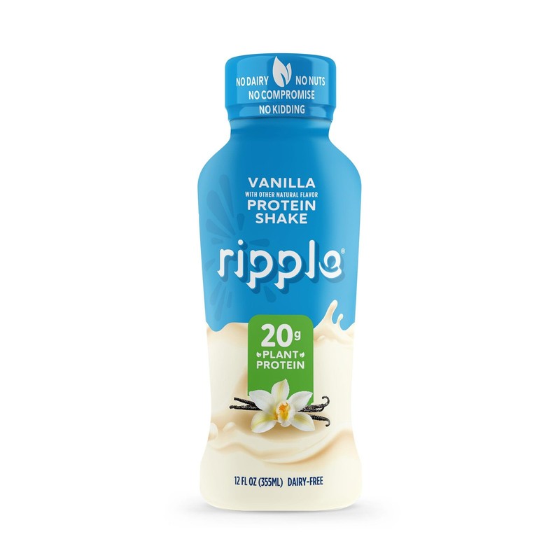 Ripple Vanilla Plant Based Protein Shake | 20g of Quality Sourced Pea Protein... gallery