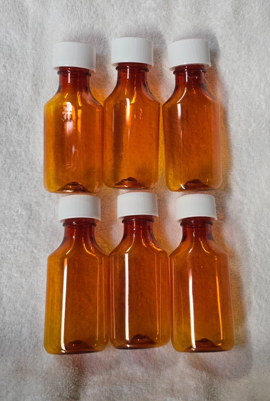 Liquid Medicine Bottles with Resistant Caps Pack of 6 NEW 2,4,6,8 or 16oz gallery