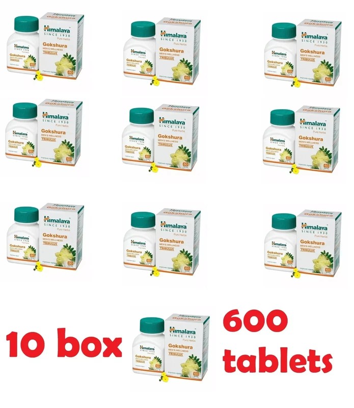 10 X Himalaya Gokshura 60 Tablets Each BEST PRICE