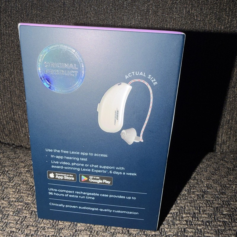 Lexie B3 RIC Self-Fitting OTC Rechargeable Bluetooth Made for iOS Light Gray gallery