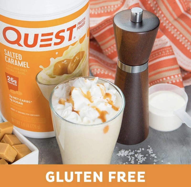 Quest Nutrition Protein Powder Salted Caramel 1.6 lbs 21 Servings EXP 07/2025 gallery