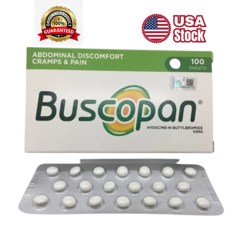 100 Tablets 10mg Irritable Stomach Discomfort Cramps Pain Relief [SHIP FROM USA]