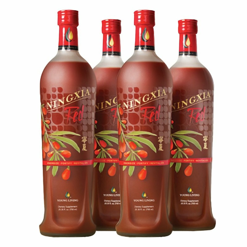 NingXia Red Young Living Essential Oils (4 Bottles x 750ml) NEW FREE Ship