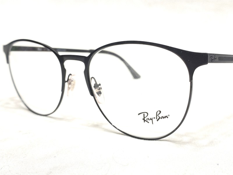 NEW Ray Ban RB6375 2944 Black Round Modern Designer Eyeglasses Frames 53/18~145