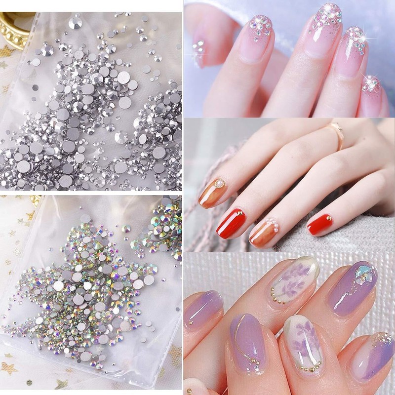 Acrylic Nail Kit Acrylic Powder Glitter Nail Art Manicure Tool Tips Brush Set US gallery