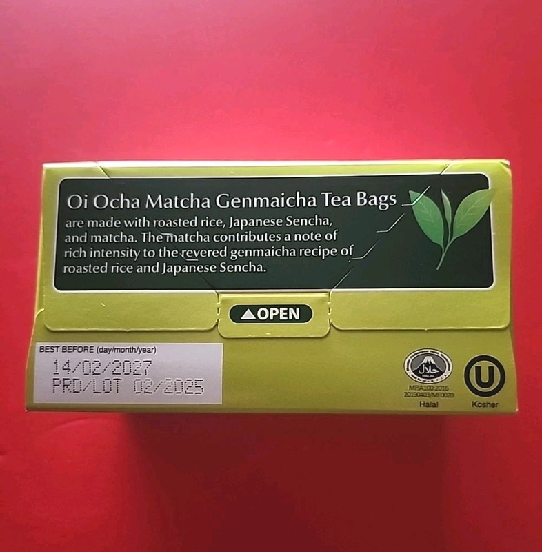 TWO PACK MATCHA GENMAICHA TEA BAGS (40 BAGS) gallery