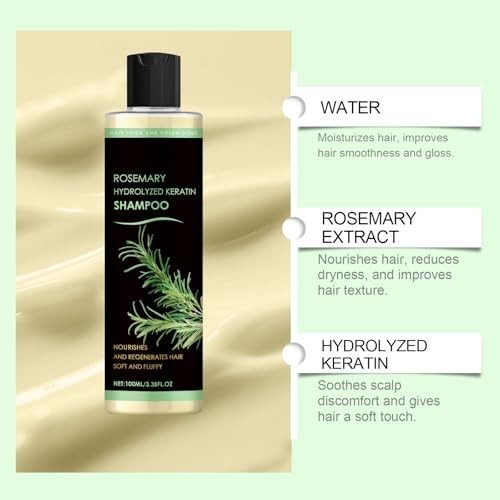 Tgideas Organic Rosemary Hair Growth Shampoo for Women and Men-Natural Thicke... gallery