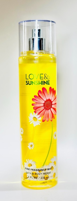 BATH & BODY WORKS LOVE & SUNSHINE BODY MIST SPRAY 8 FL OZ