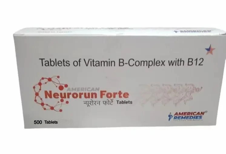 Vitamin B Complex B1, B2, B3, B6, B12 Nerve Relief, Numbness & Tingling 250 tabs gallery