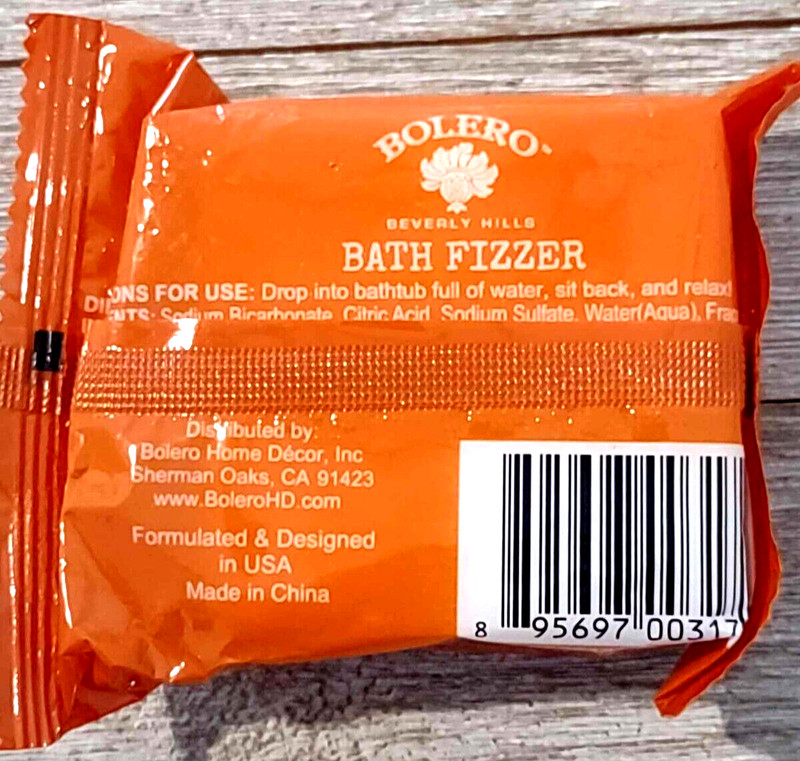 Bolero of Beverly Hills Cranberry & Sweet Orange Bath Fizzer gallery