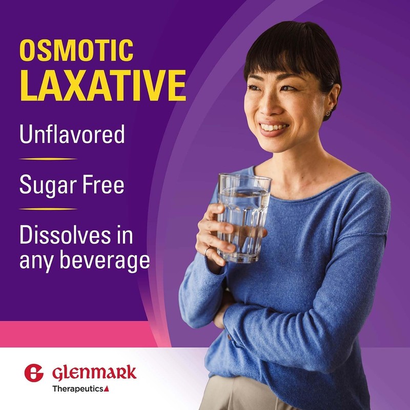 Glenmark Therapeutics Polyethylene Glycol 3350 Powder, Osmotic Laxative, 45... gallery